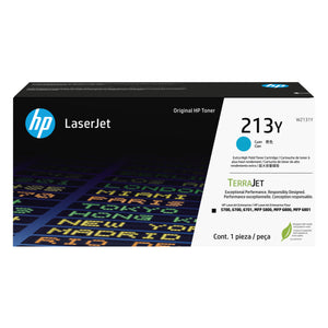 HP W2131Y (213Y) Cyan Original Toner Cartridge - Cartouches Certifiées