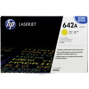 HP CB402A (642A) Yellow Original Toner Cartridge - Cartouches Certifiées