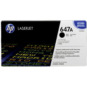 HP CE260A (647A) Black Original Toner Cartridge - Cartouches Certifiées