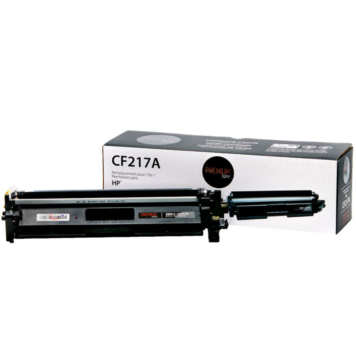 Compatible HP (17A) Black Toner Cartridge Premium Quality - Cartouches Certifiées