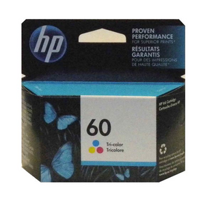 HP 60 (CC643WN) Color Original Inkjet Cartridge - Cartouches Certifiées