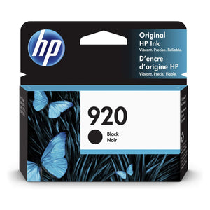 HP 920 (CD971AN) Black Original Inkjet Cartridge - Cartouches Certifiées