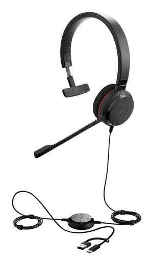 Jabra Evolve 30 II Casque Avec fil Arceau Bureau/Centre d'appels USB Type-C Noir - Image 3
