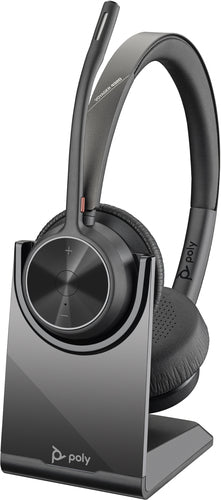 Poly Voyager 4320 USB-C Headset +BT700 dongle +Charging Stand Sans fil Arceau Appels/Musique USB Type-C Bluetooth Socle de chargement Noir - Image 2