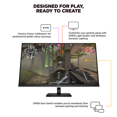 HP OMEN Transcend 31.5 inch UHD 240Hz OLED Gaming Monitor - Transcend 32 écran plat de PC 80 cm (31.5") 3840 x 2160 pixels 4K Ultra HD Blanc - Image 11