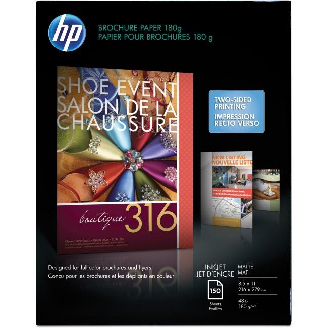 HP Papier Jet d'encre Mat Brochure A180g 150 feuilles