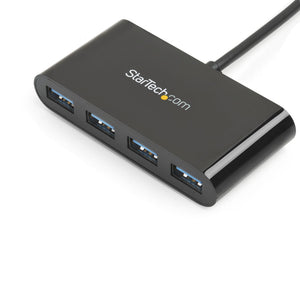 StarTech.com HB30C4AB hub & concentrateur USB 3.2 Gen 1 (3.1 Gen 1) Type-C 5000 Mbit/s Noir - Image 4