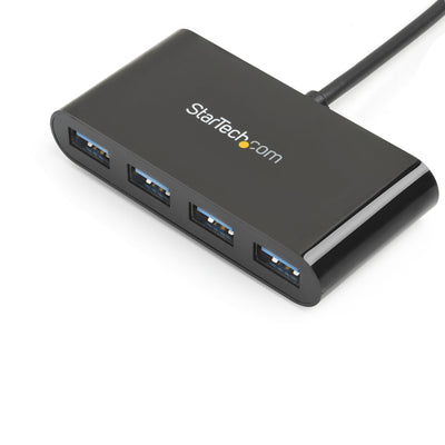 StarTech.com HB30C4AB hub & concentrateur USB 3.2 Gen 1 (3.1 Gen 1) Type-C 5000 Mbit/s Noir - Image 4