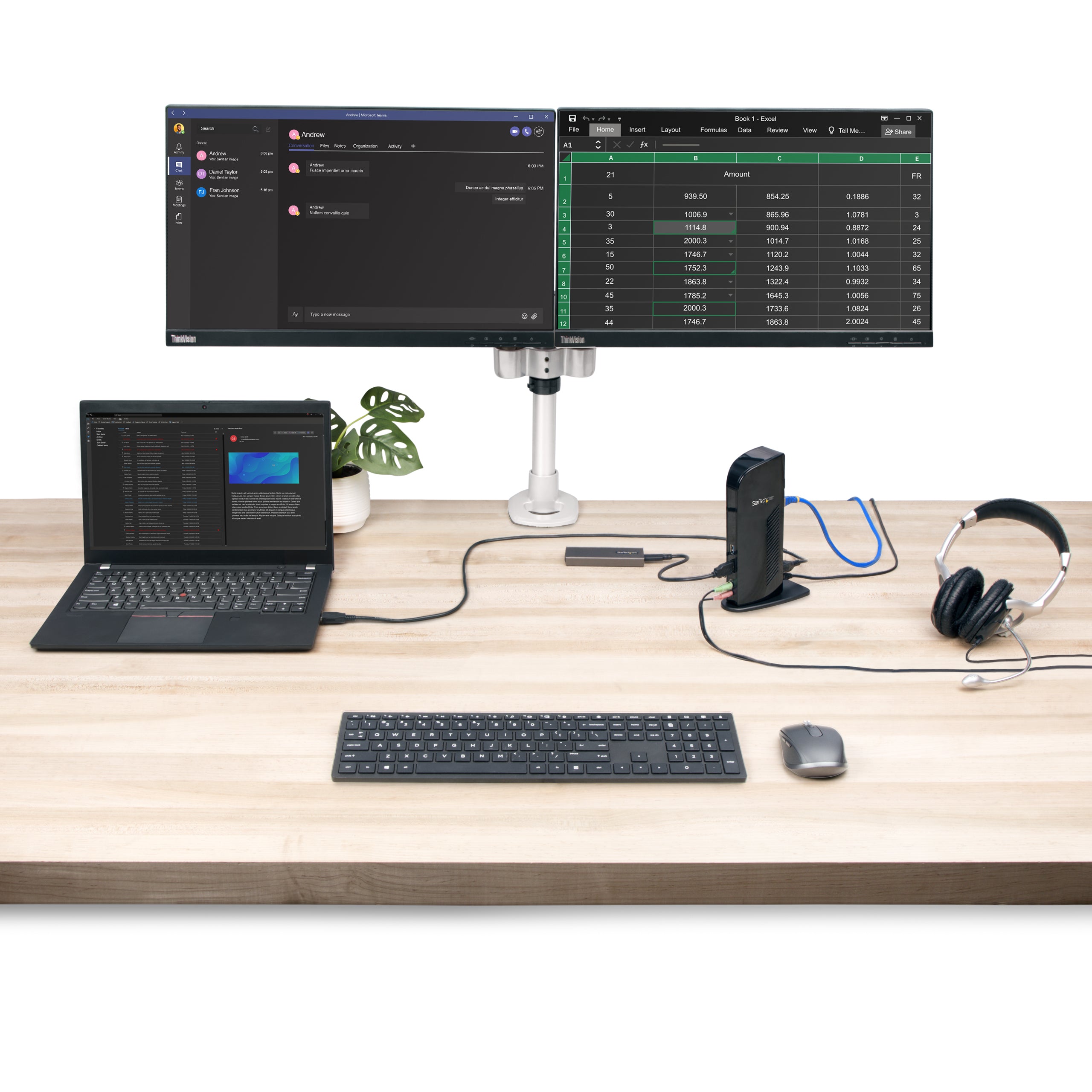 StarTech.com USB3SDOCKHD station d'accueil Avec fil USB 3.2 Gen 1 (3.1 Gen 1) Type-B Noir - Image 7
