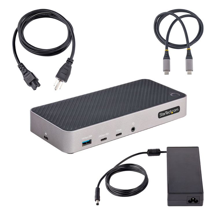 StarTech.com 116N-USBC-DOCK station d'accueil Avec fil USB 3.2 Gen 2 (3.1 Gen 2) Type-C Gris - Image 8