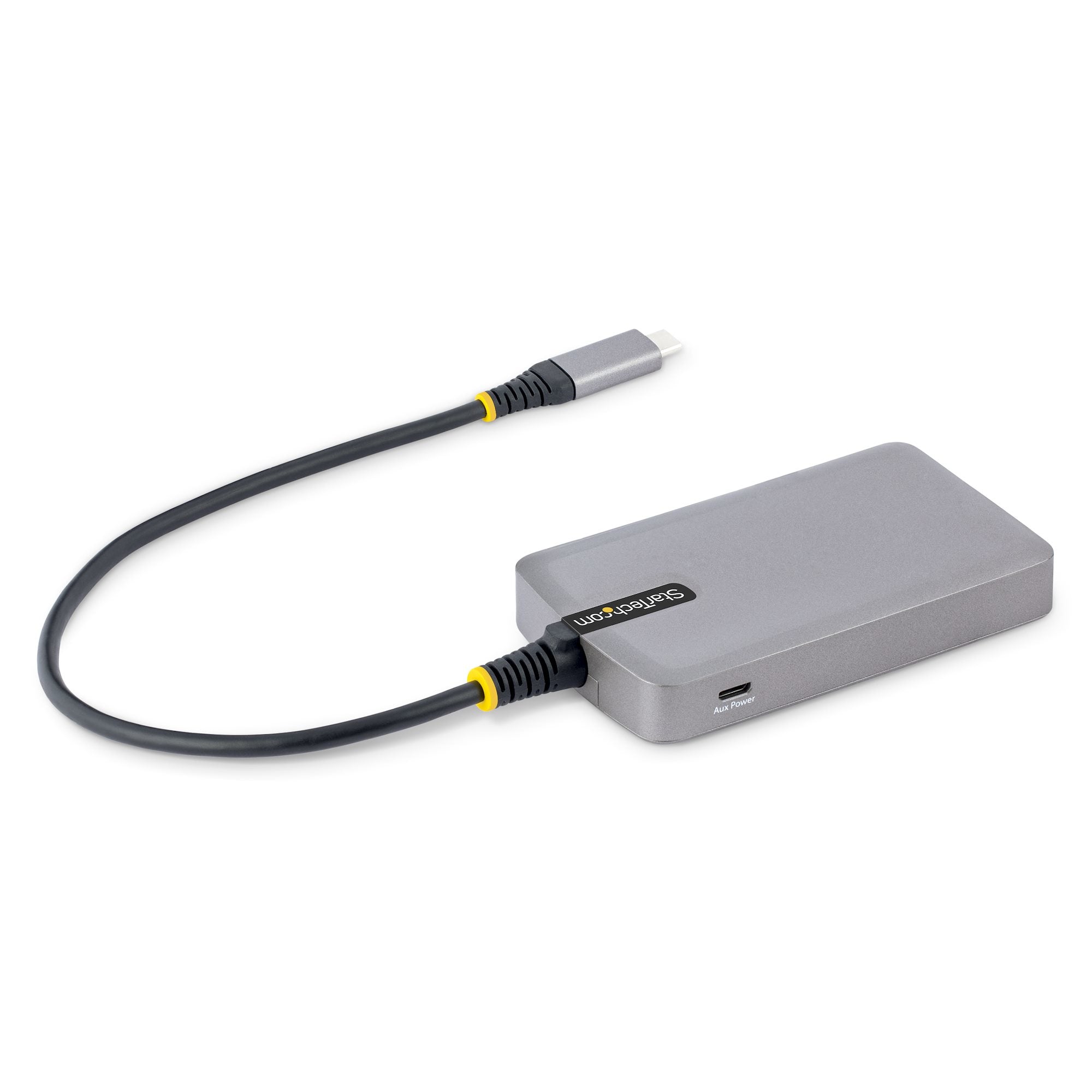 StarTech.com 5G4AB-USB-C-HUB hub & concentrateur USB 3.2 Gen 1 (3.1 Gen 1) Type-C 5000 Mbit/s Gris - Image 2