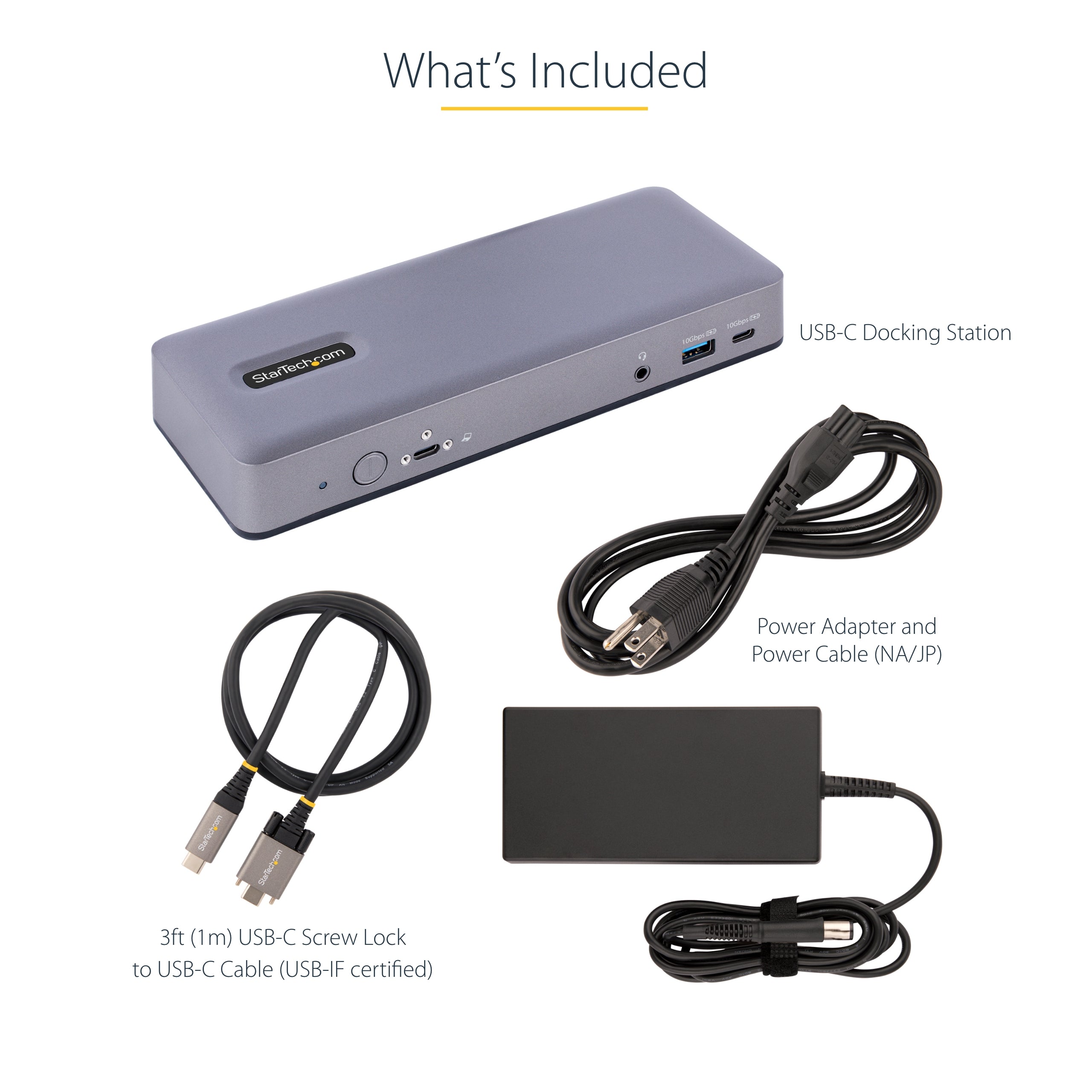 StarTech.com DK31C3MNCR station d'accueil Avec fil USB 3.2 Gen 2 (3.1 Gen 2) Type-C Gris - Image 8