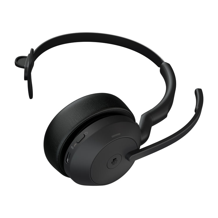 Jabra Evolve2 55 Casque Avec fil &sans fil Arceau Bureau/Centre d'appels Bluetooth Socle de chargement Noir - Image 4