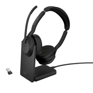 Jabra Evolve2 55 Casque Avec fil &sans fil Arceau Bureau/Centre d'appels Bluetooth Socle de chargement Noir - Image 1