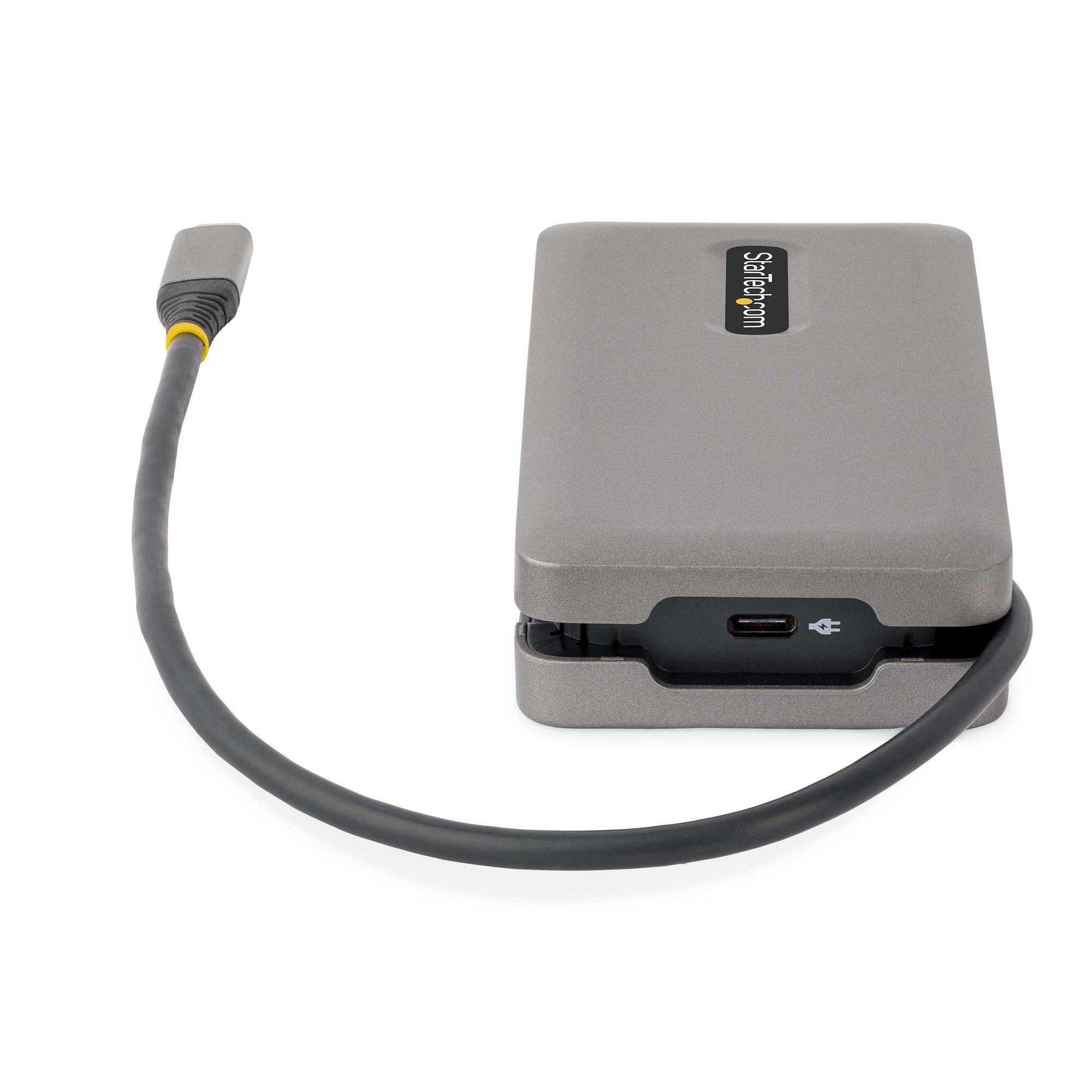 StarTech.com DKT31CVHPD3 station d'accueil Avec fil USB 3.2 Gen 2 (3.1 Gen 2) Type-C Gris - Image 8
