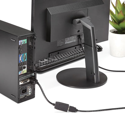 StarTech.com DP2HDMI câble vidéo et adaptateur 0,24 m HDMI Type A (Standard) Noir - Image 5
