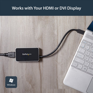 StarTech.com USB32HDEH adaptateur graphique USB 1920 x 1200 pixels Noir - Image 10
