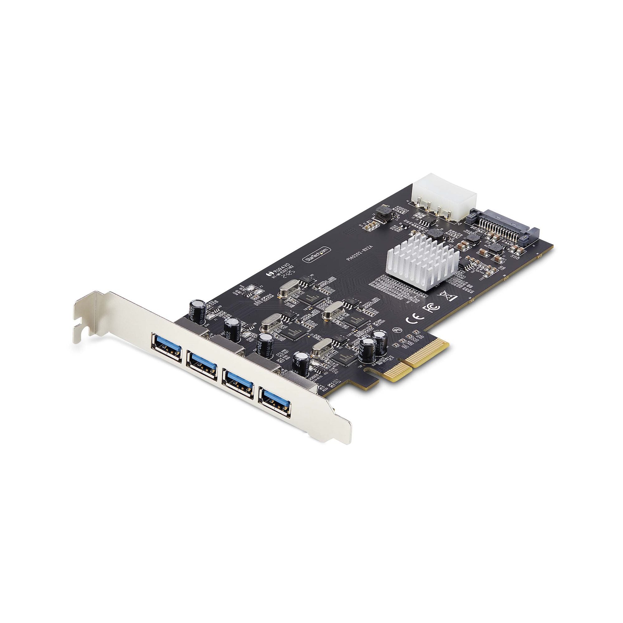 StarTech.com P5Q4A-USB-CARD carte et adaptateur d'interfaces Interne USB 3.2 Gen 1 (3.1 Gen 1) - Image 1