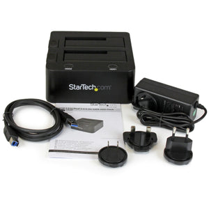 StarTech.com SDOCK2U33 Station d'accueil de disques de stockage USB 3.2 Gen 1 (3.1 Gen 1) Type-B Noir - Image 8