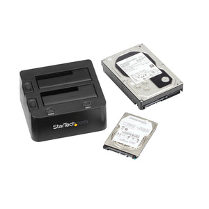 StarTech.com SDOCK2U33 Station d'accueil de disques de stockage USB 3.2 Gen 1 (3.1 Gen 1) Type-B Noir - Image 5