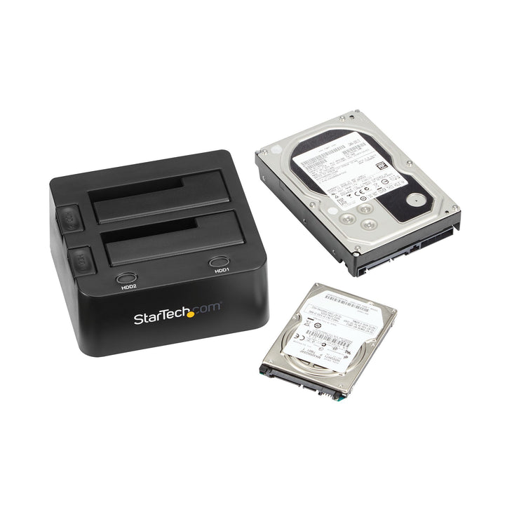 StarTech.com SDOCK2U33 Station d'accueil de disques de stockage USB 3.2 Gen 1 (3.1 Gen 1) Type-B Noir - Image 5