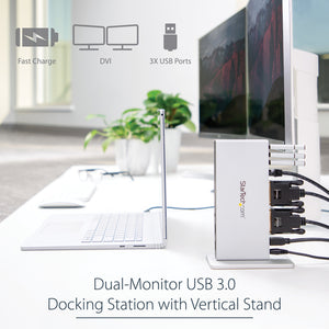 StarTech.com USB3SDOCKDD station d'accueil Avec fil USB 3.2 Gen 1 (3.1 Gen 1) Type-B Noir, Argent - Image 9