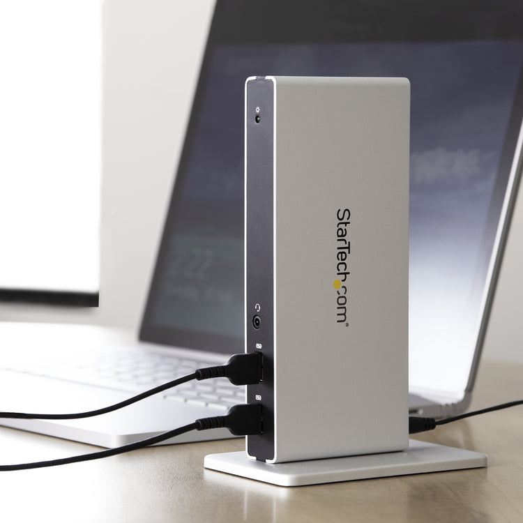 StarTech.com USB3SDOCKDD station d'accueil Avec fil USB 3.2 Gen 1 (3.1 Gen 1) Type-B Noir, Argent - Image 6