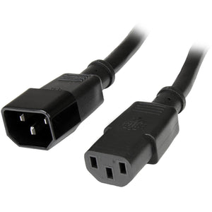StarTech.com PXT1001 câble électrique Noir 0,3 m Coupleur C14 Coupleur C13 - Image 1