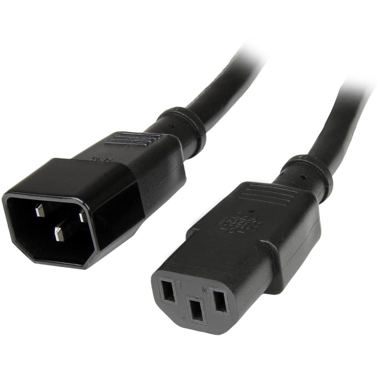 StarTech.com PXT1001 câble électrique Noir 0,3 m Coupleur C14 Coupleur C13 - Image 1