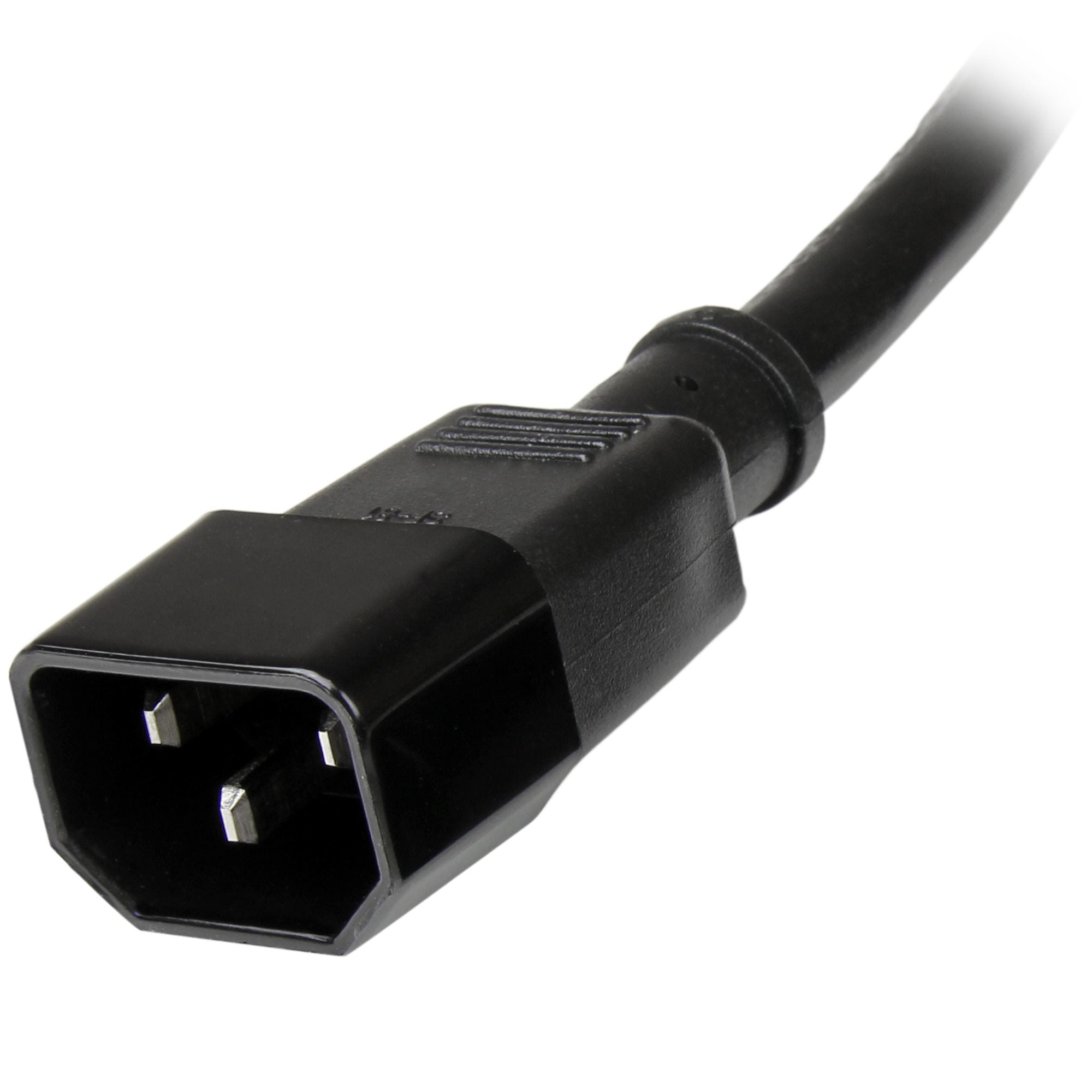 StarTech.com PXT1001 câble électrique Noir 0,3 m Coupleur C14 Coupleur C13 - Image 3