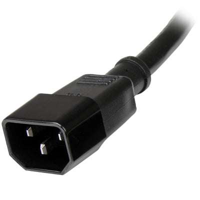 StarTech.com PXT1001 câble électrique Noir 0,3 m Coupleur C14 Coupleur C13 - Image 3