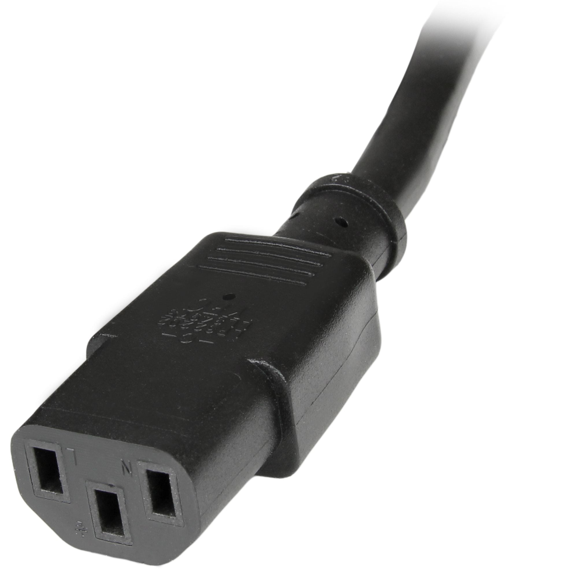 StarTech.com PXT1001 câble électrique Noir 0,3 m Coupleur C14 Coupleur C13 - Image 4