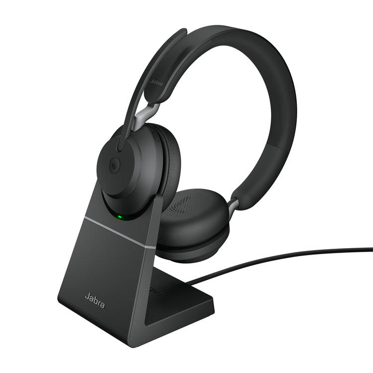 Jabra 26599-999-989-01 casque Sans fil Arceau Bureau/Centre d'appels Bluetooth Socle de chargement Noir - Image 1