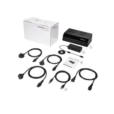 StarTech.com SDOCK4U33 Station d'accueil de disques de stockage USB 3.2 Gen 1 (3.1 Gen 1) Type-B Noir - Image 7