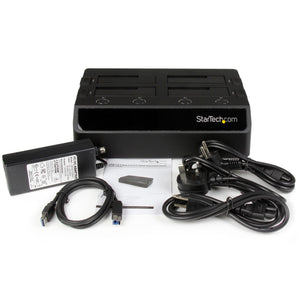 StarTech.com SDOCK4U33 Station d'accueil de disques de stockage USB 3.2 Gen 1 (3.1 Gen 1) Type-B Noir - Image 6