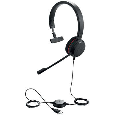 Jabra Evolve 20 Casque Avec fil Arceau Bureau/Centre d'appels USB Type-A Noir - Image 2