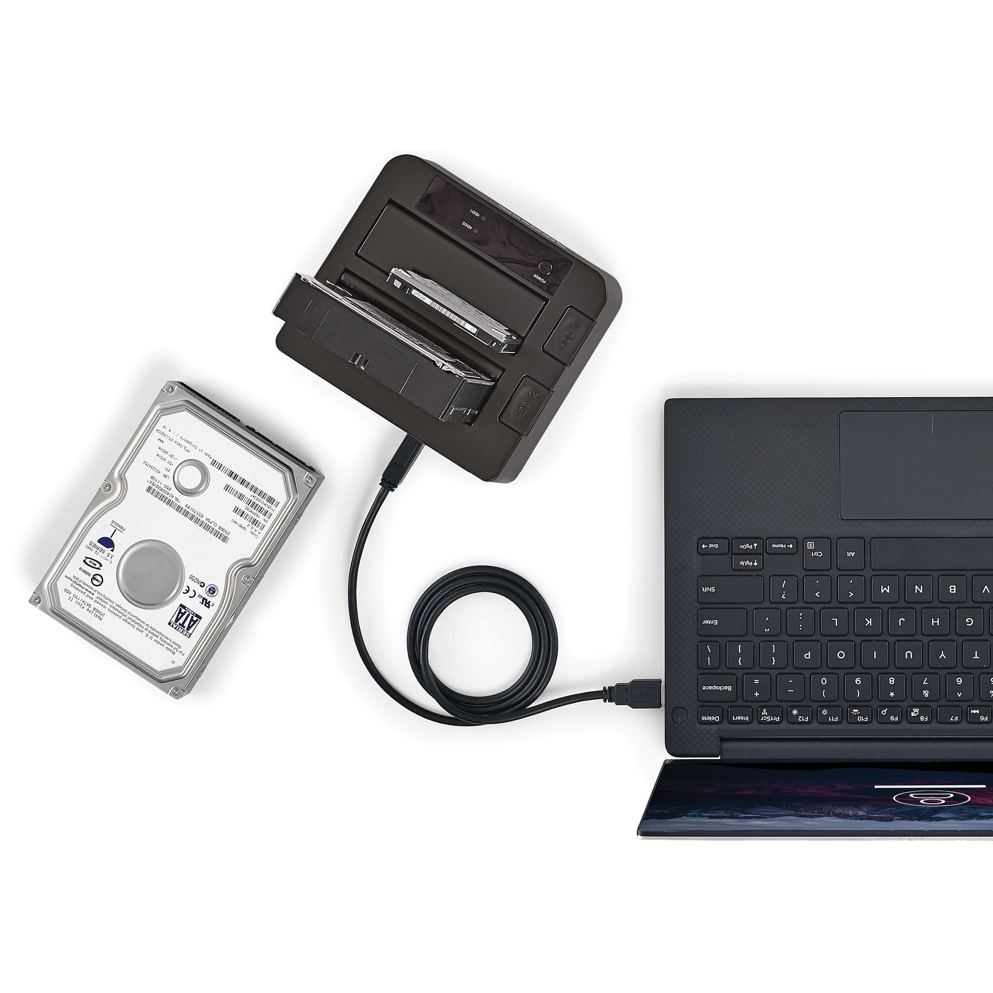 StarTech.com SDOCK2U313 Station d'accueil de disques de stockage USB 3.2 Gen 2 (3.1 Gen 2) Type micro-B Noir - Image 5