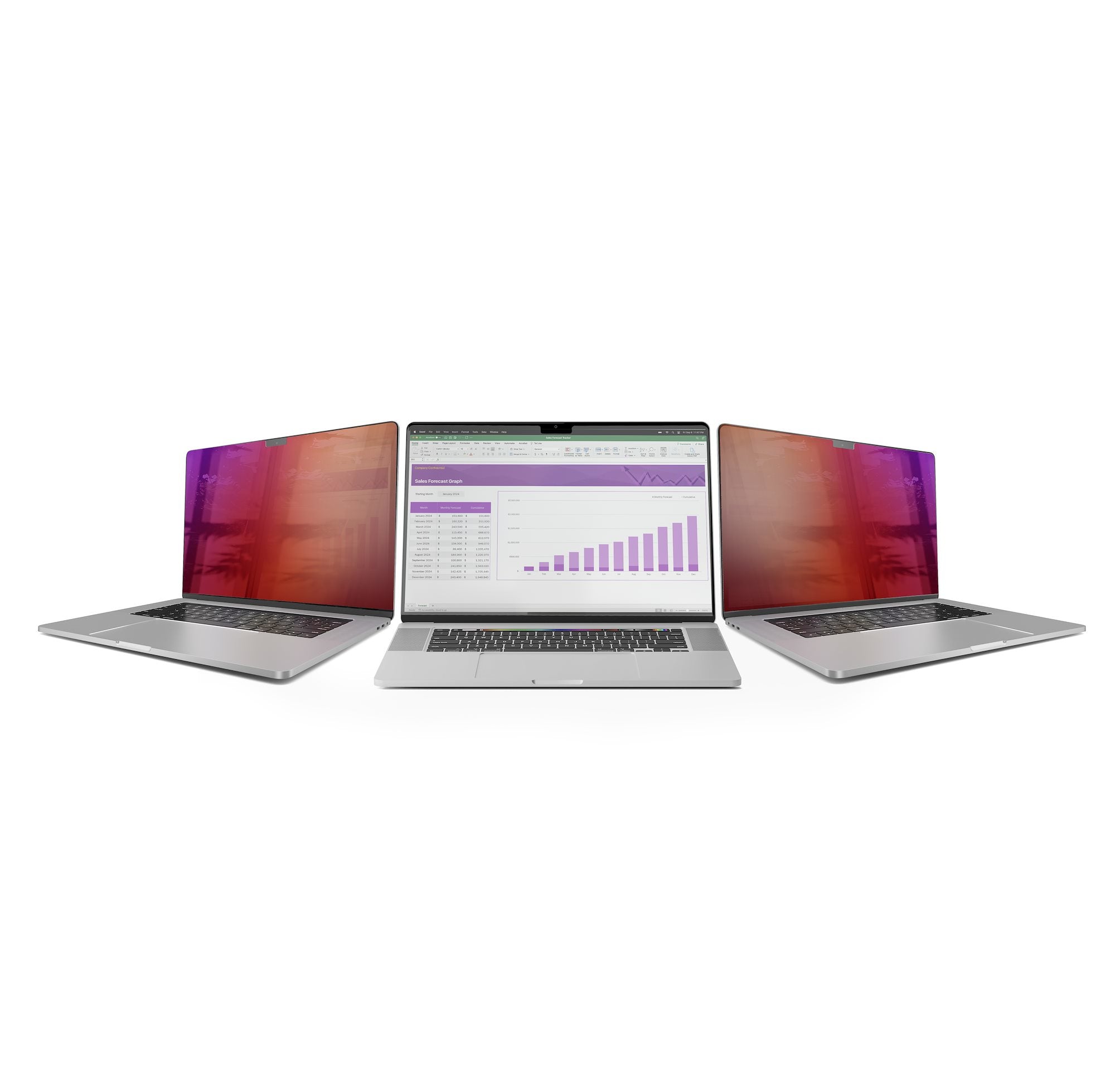 StarTech.com 142MG-PRIVACY-SCREEN filtre anti-reflets pour écran et filtre de confidentialité 35,6 cm (14") Netbook Filtre de confidentialité sans bords pour ordinateur - Image 2