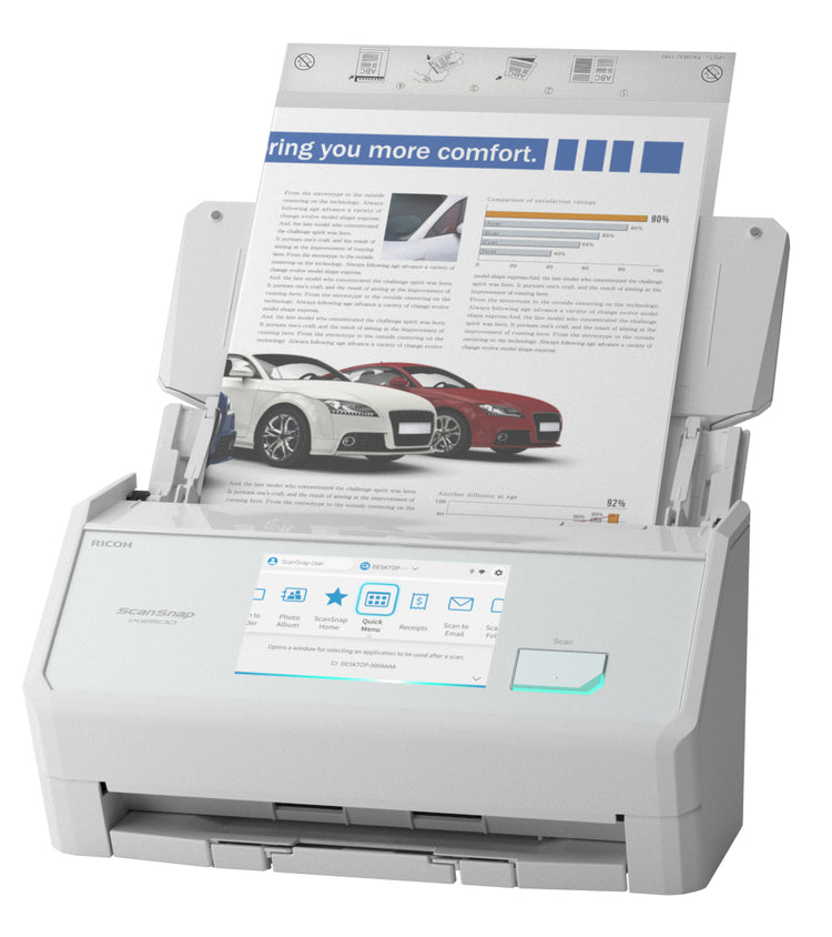 Ricoh ScanSnap IX2500 Scanner ADF 600 x 600 DPI A4 Blanc - Image 3