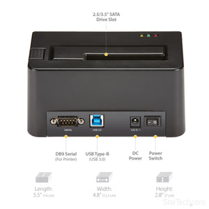 StarTech.com SDOCK1EU3P pièce et accessoire pour dispositifs de stockage de données - Image 7