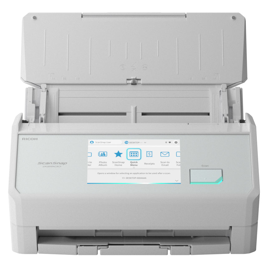 Ricoh ScanSnap IX2500 Scanner ADF 600 x 600 DPI A4 Blanc - Image 1