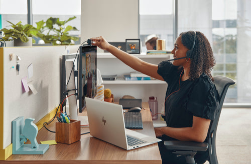 HP Poly Blackwire 3220 Casque Stéréo USB-C Noir + Adaptateur USB-C/A (Vrac)