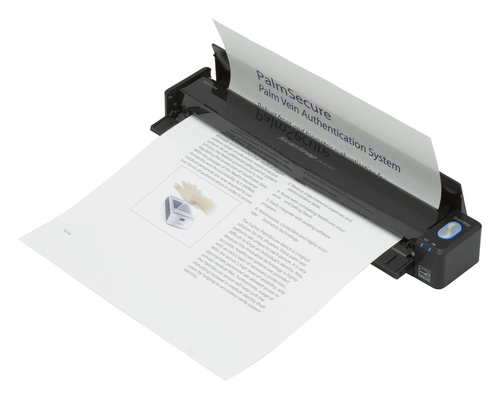 Ricoh ScanSnap iX100 Numériseur à alimentation papier + chargeur de document 600 x 600 DPI A4 Noir - Image 5