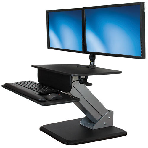StarTech.com ARMSTS chariot et support multimédia Noir, Argent Ecran plat - Image 12