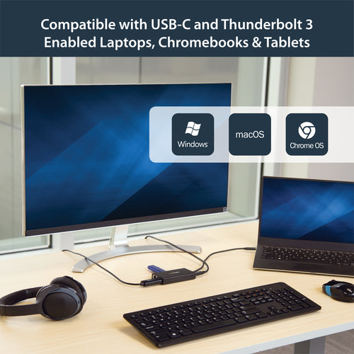 StarTech.com DKT30CHPD station d'accueil Avec fil USB 3.2 Gen 1 (3.1 Gen 1) Type-C Noir - Image 11