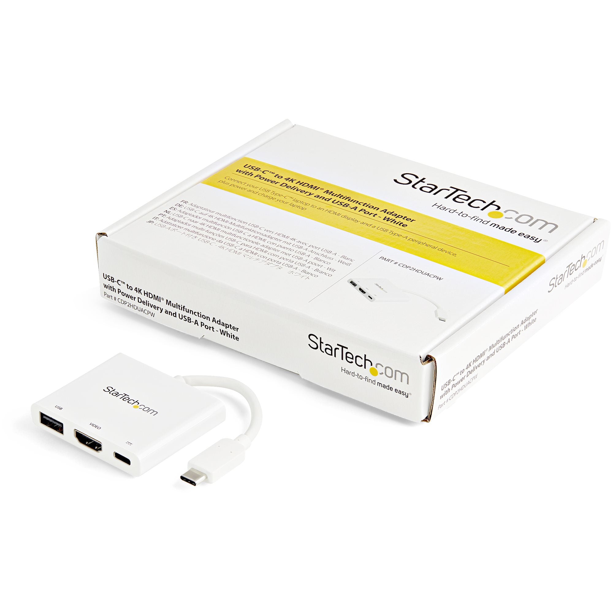 StarTech.com CDP2HDUACPW station d'accueil Avec fil USB 3.2 Gen 1 (3.1 Gen 1) Type-C - Image 7