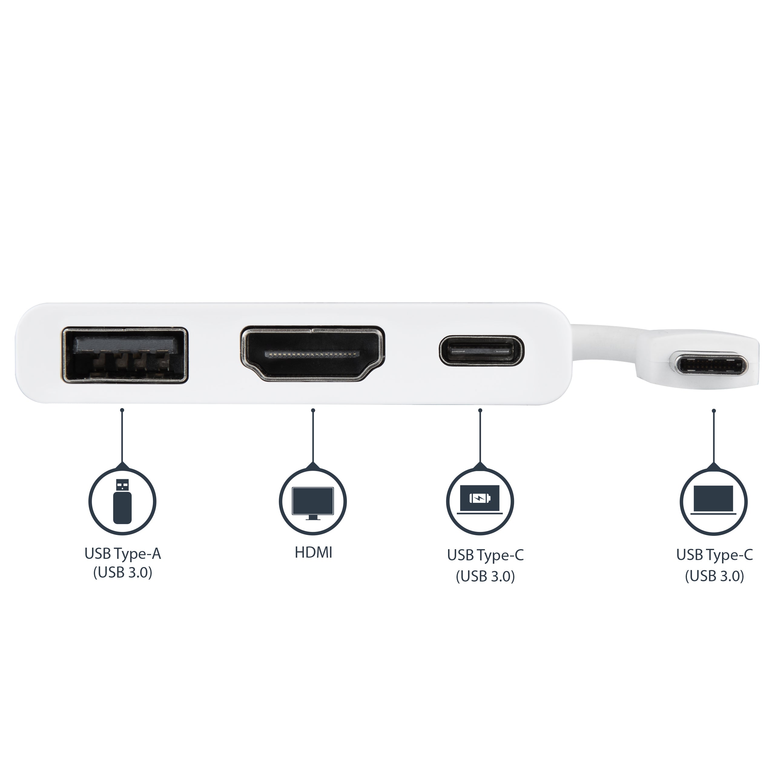 StarTech.com CDP2HDUACPW station d'accueil Avec fil USB 3.2 Gen 1 (3.1 Gen 1) Type-C - Image 9