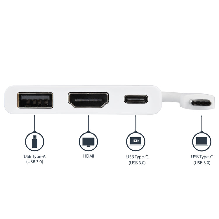 StarTech.com CDP2HDUACPW station d'accueil Avec fil USB 3.2 Gen 1 (3.1 Gen 1) Type-C - Image 9