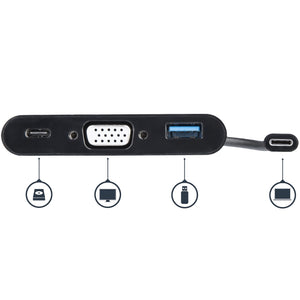 StarTech.com CDP2VGAUACP station d'accueil Avec fil USB 3.2 Gen 1 (3.1 Gen 1) Type-C Noir - Image 4