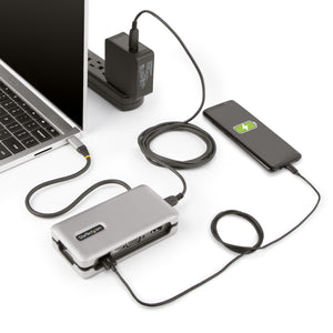 StarTech.com DKT31CVHPD3 station d'accueil Avec fil USB 3.2 Gen 2 (3.1 Gen 2) Type-C Gris - Image 13